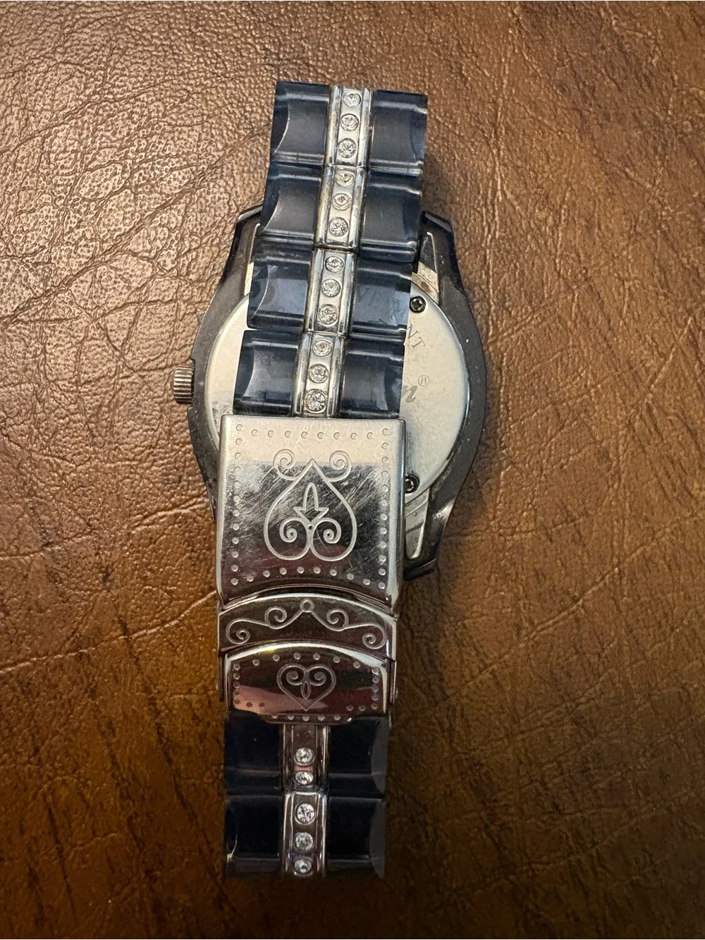 Brighton Silver Crystal Accent Women's Watch. Needs new battery